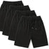Solid Color Straight Shorts For Men
