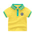 Children's Lapel Polo Sleeves Shirt