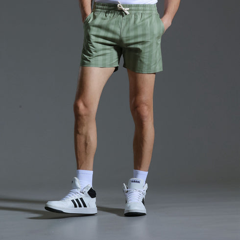 Vertical Striped Shorts For Men