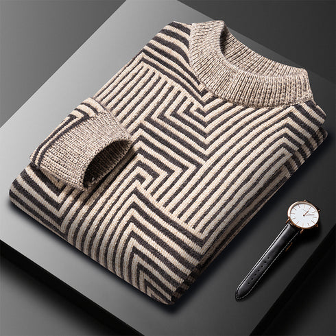 Men's Knitted Thickened Chenille Warm Sweater