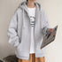 Mens Casual Hooded Zipper Coat