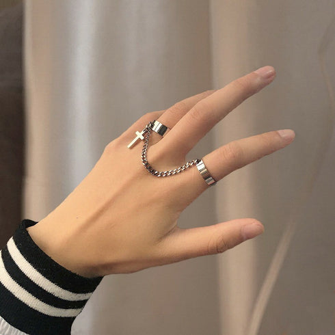 Siamese Personality Exaggeration Ring Jewellery
