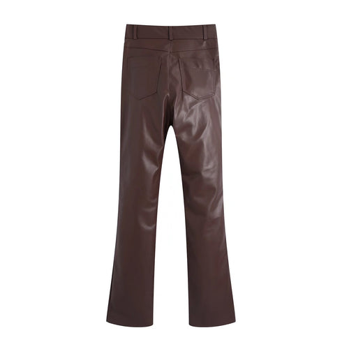 American Style Leather Pants Suit
