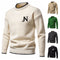 Mens Warm Knitted Bottoming Shirt