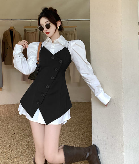 Irregular Shirts For Women With vest