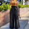 Women's High-waist Leather Pants