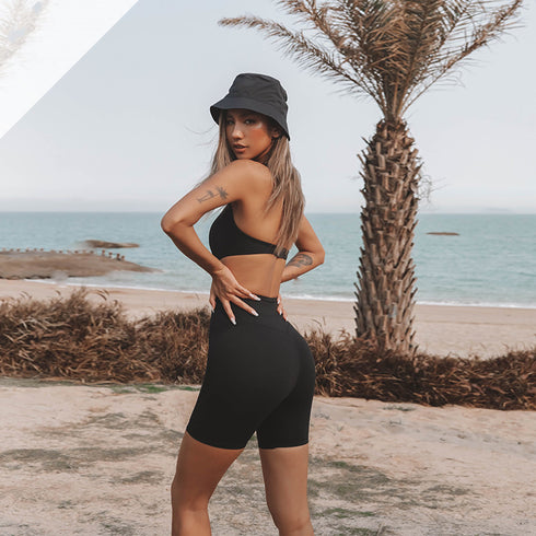 Women Sports Gym Yoga Seamless Jumpsuit