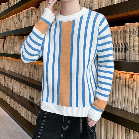 Men Loose Cashmere Knitted Sweater