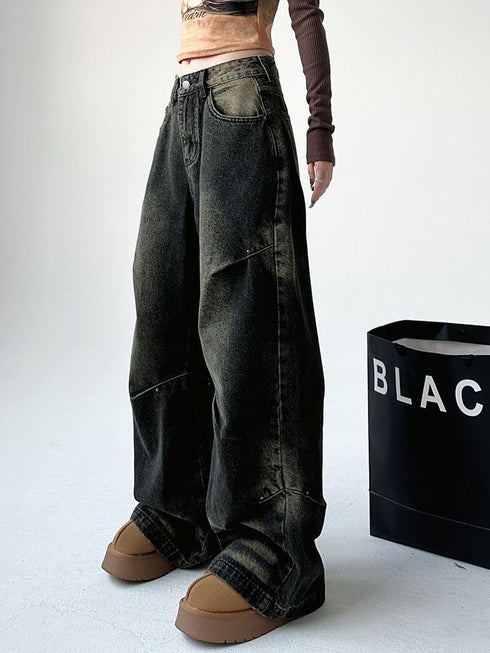 Women's Wide Leg High Waist Trousers