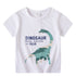 Kids Print Round Neck Short Sleeve T-shirt