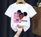 Princess Birthday Digital Printing Girl's T-shirts