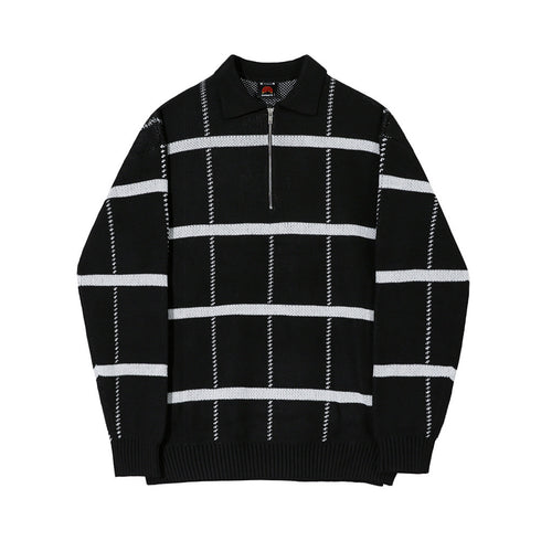 Men's Retro Lapels Knitwear Top
