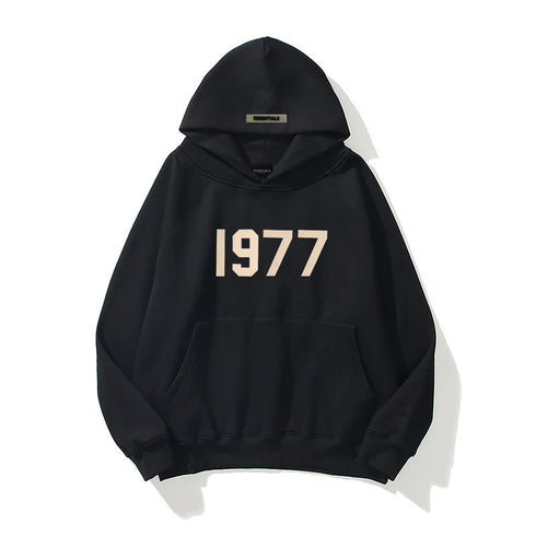 High Street Loose Fleece-lined 1977 Unisex Hoodies