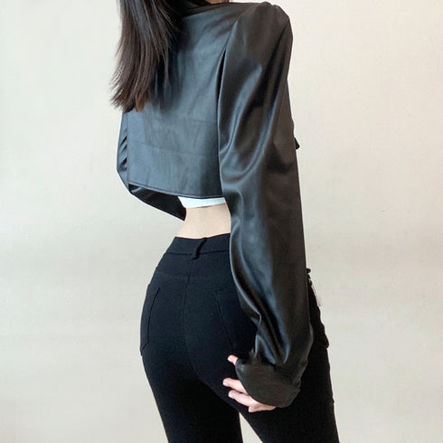 Women's Short Street Biker Jacket