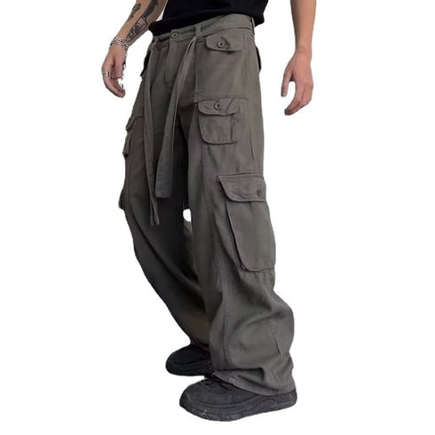 High Street Hip Hop Straight Leg Pants