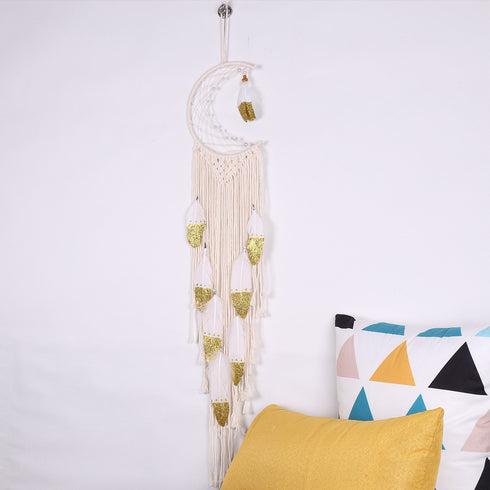 Crescent Dream Catcher Home Decor
