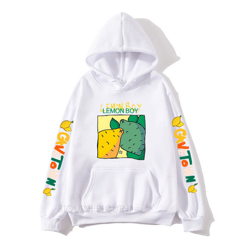 Cavetown Lemon Boy Cartoon Print Hoodies