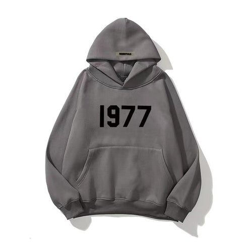 High Street Loose Fleece-lined 1977 Unisex Hoodies