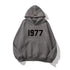High Street Loose Fleece-lined 1977 Unisex Hoodies