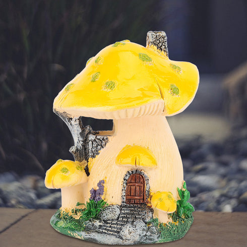 Mushroom House Sculpture Garden Art Decoration
