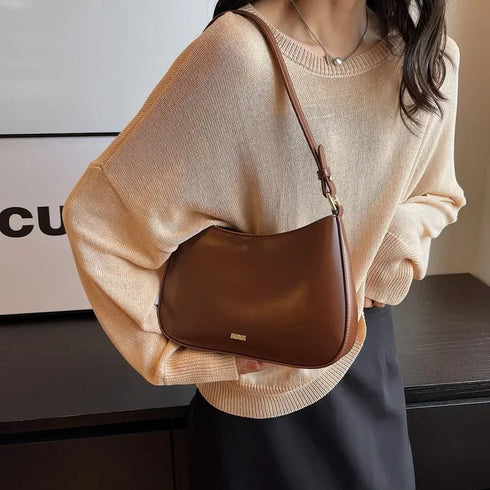 Leather Texture Classy Shoulder Bag