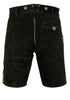 Bavarian Lederhosen Shorts BLACK DG-1002-BLK