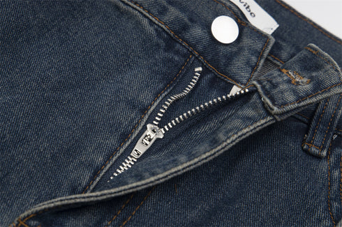 Unisex Ripped Denim Trousers