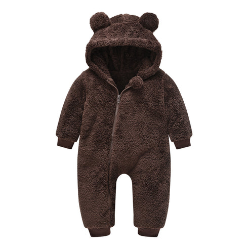 Baby's Cute Wool Sweater Jumpsuit