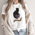 Women Print T-shirts Female Cartoon Tops