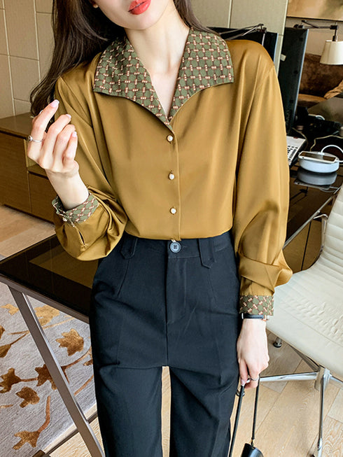 Women's All-match Retro Hong Kong Style Shirt