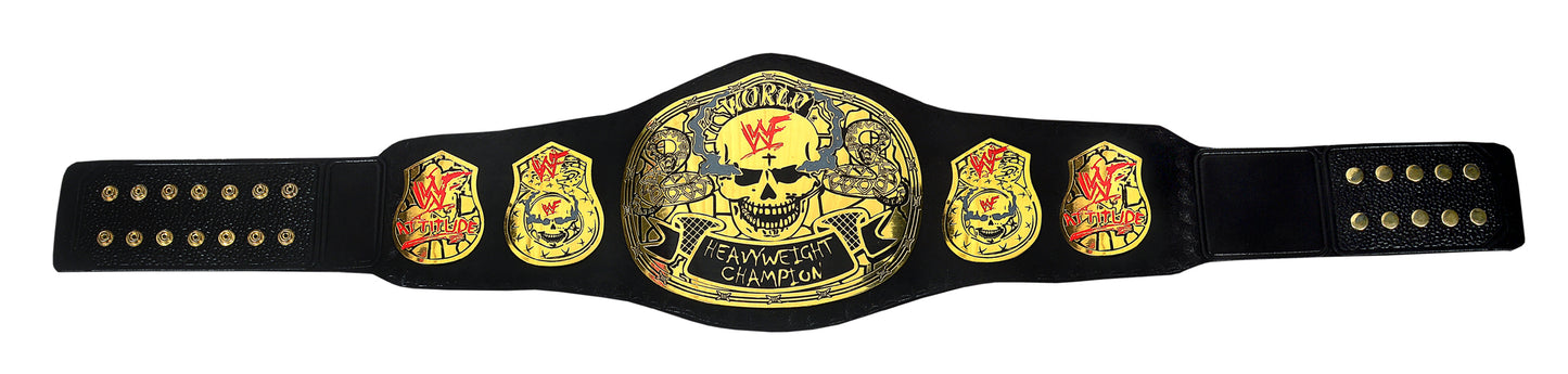 DG-5027 WWF World Heavyweight Wrestling Championship Smoking Skull Belt