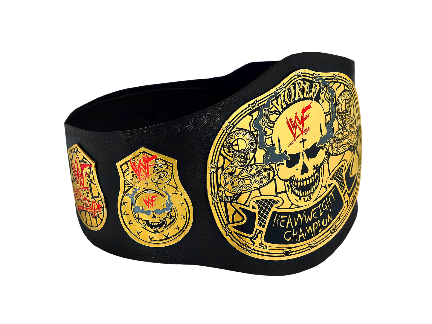 DG-5027 WWF World Heavyweight Wrestling Championship Smoking Skull Belt