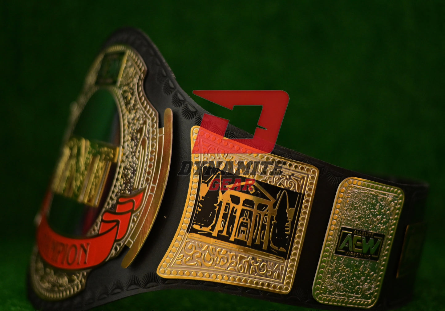 DG-5017B TNT AEW Black Wrestling Championship Belt