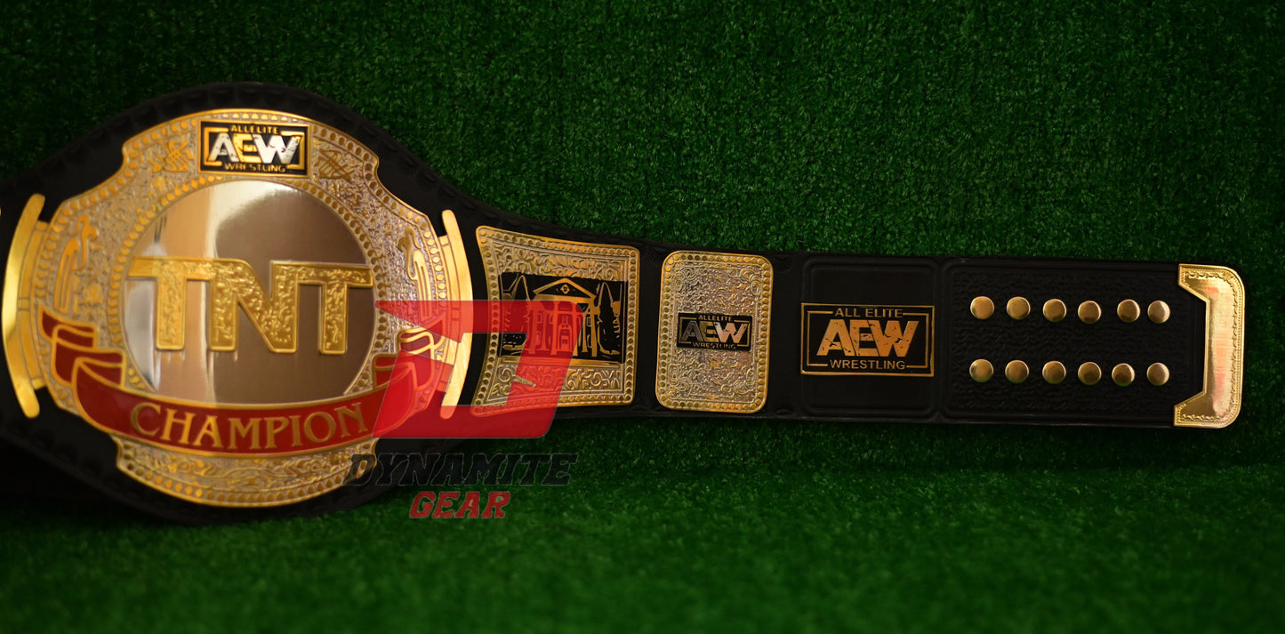 DG-5017B TNT AEW Black Wrestling Championship Belt