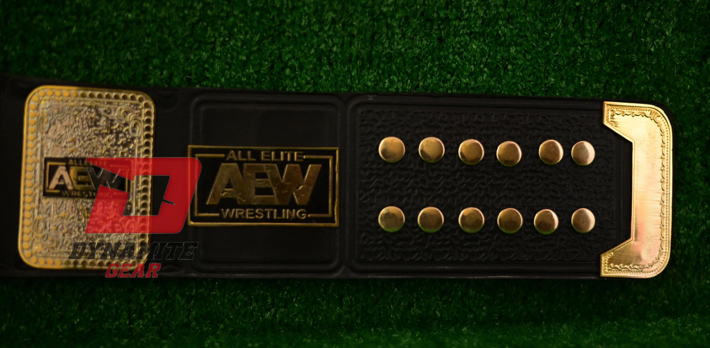 DG-5017B TNT AEW Black Wrestling Championship Belt