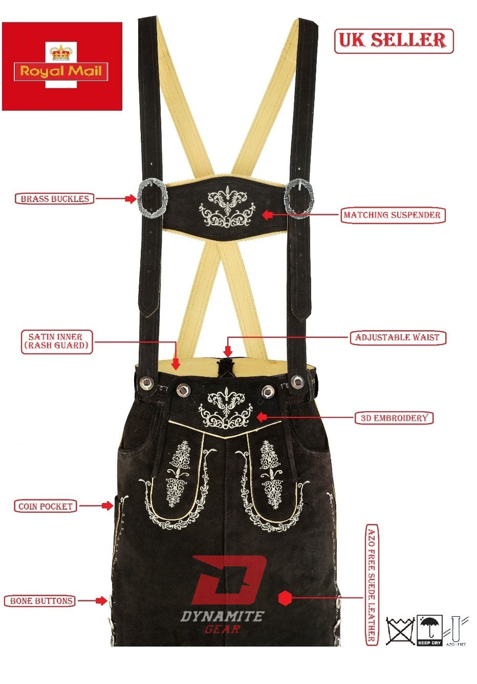 DG-5111 Bavarian Lederhosen Skirts