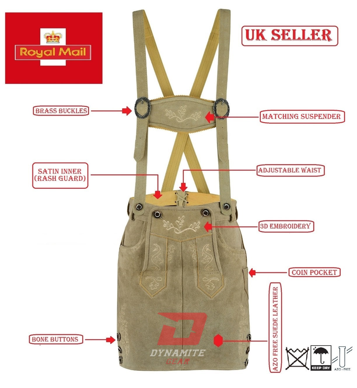 DG-5112 Bavarian Lederhosen Skirts