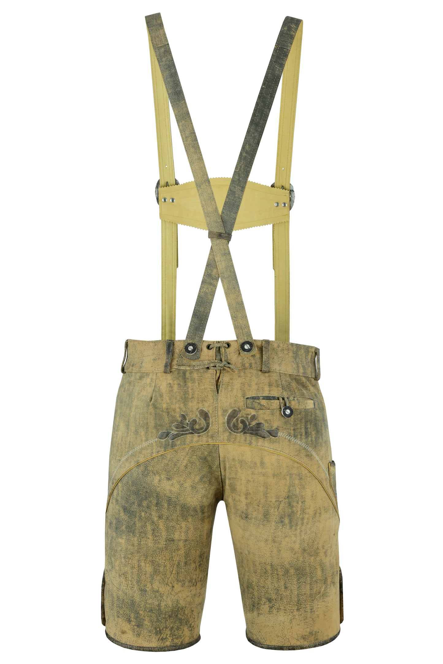 DG-1029-PFW Bavarian Lederhosen Shorts Antique