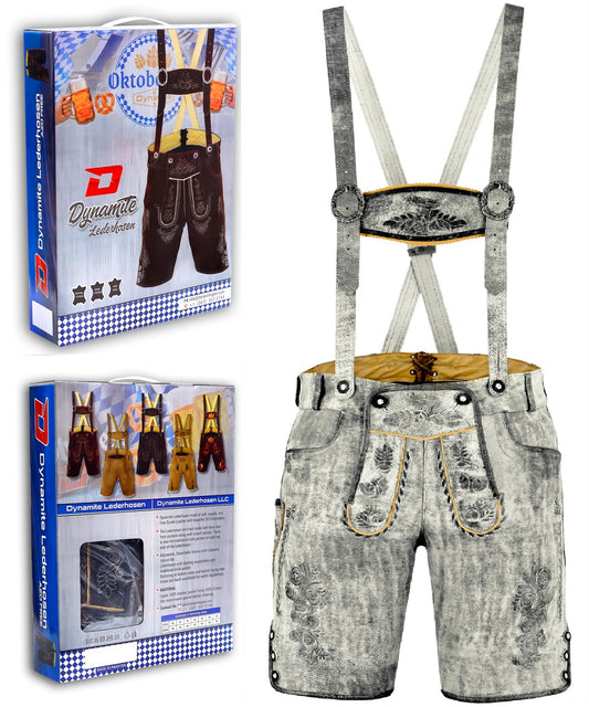 DG-1001-CFW Bavarian Lederhosen Shorts Antique