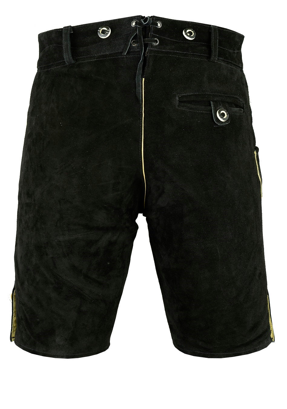 Bavarian Lederhosen Shorts BLACK DG-1002-BLK